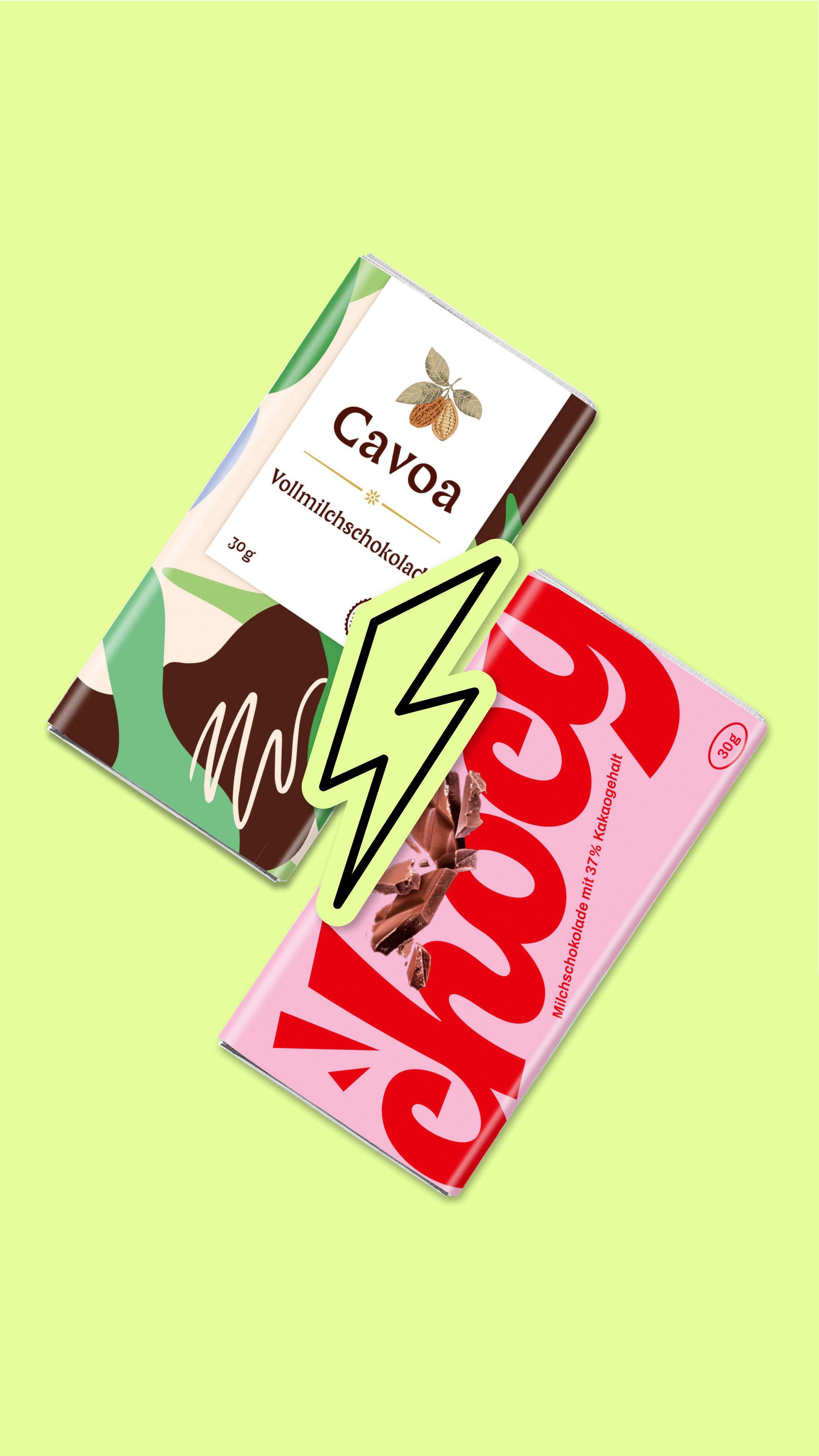 Zwei Schokoladen. Ein Kampf um euren Geschmack. Cavoa oder Chocy - wer gewinnt euer Herz? 🍫❤️‍🔥 Stimmt in den Kommentaren ab!